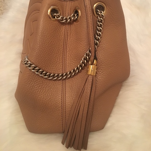 Gucci Soho Shoulder Bag Tan EXCELLENT CONDITION - Picture 6 of 8